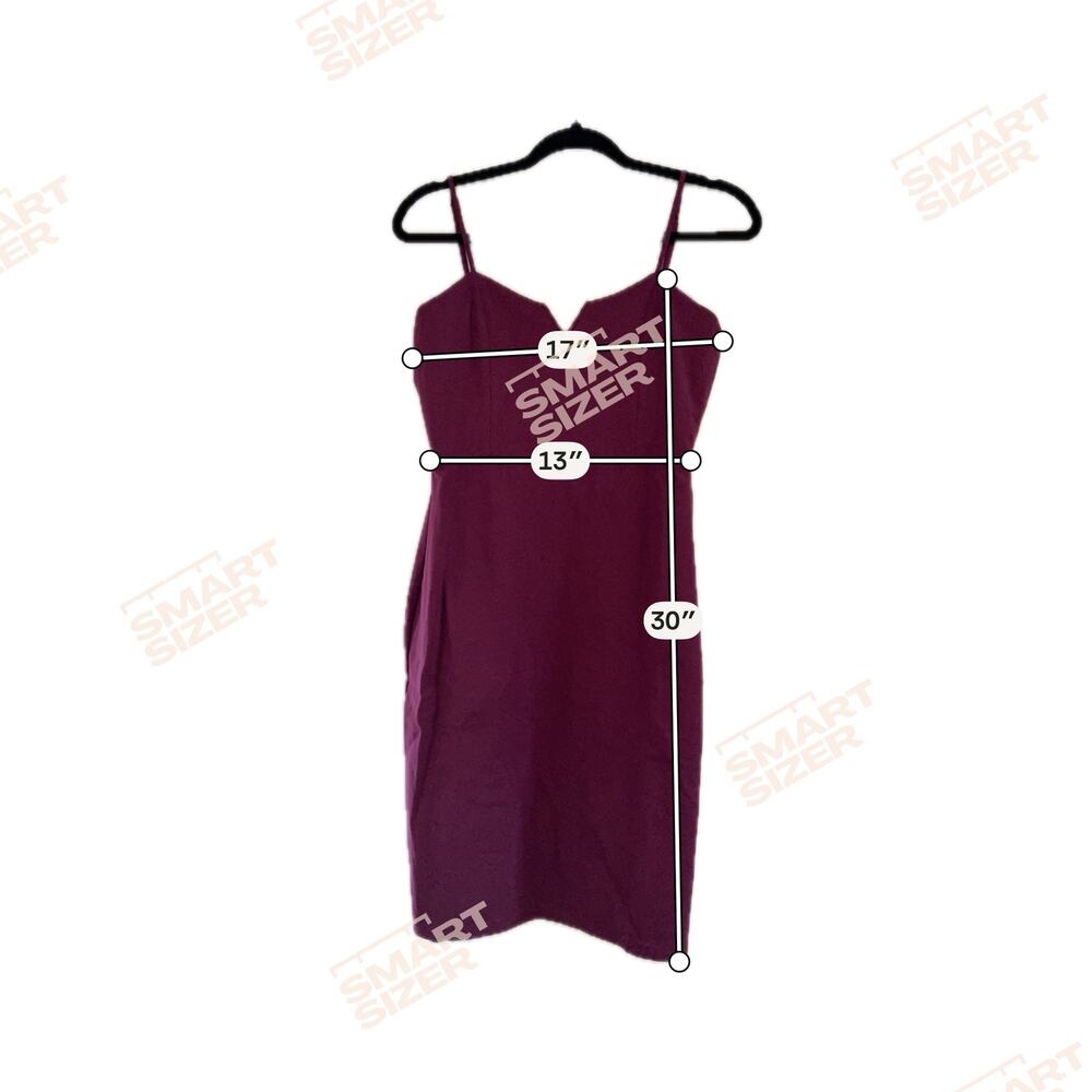 PURPLE LULUS FITTED DRESS SIZE MEDIUM - Picture 3 of 6